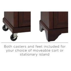 Lafayette Wood Top Full Size Kitchen Island/Cart Mahogany - Crosley -Chic Furniture Store GUEST a10c80fc 576a 49f4 b50a 8d520742dcb2
