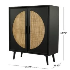 Bohemian Wood Cabinet Black - Olivia & May 15 Bohemian Wood Cabinet Black - Olivia & May -Chic Furniture Store GUEST a116f475 720f 4144 807b 011d62f14b4d
