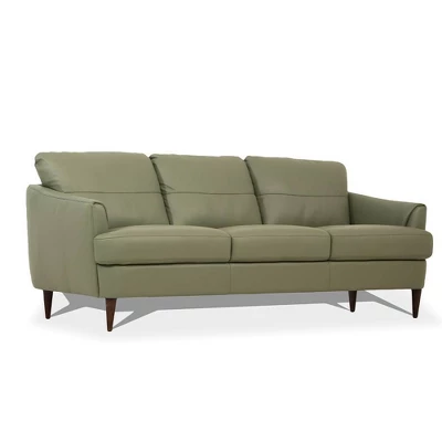 83" Helena Sofa Moss Green Leather - Acme Furniture 4 83" Helena Sofa Moss Green Leather - Acme Furniture - Image 4