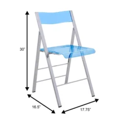 LeisureMod Menno Folding Dining Chair With Stainless Steel Frame, Compact And Durable Design For Kitchen, Balcony, Patio, Garden, Office, Or Event Use 29 LeisureMod Menno Folding Dining Chair With Stainless Steel Frame, Compact And Durable Design For Kitchen, Balcony, Patio, Garden, Office, Or Event Use -Chic Furniture Store GUEST a1b4f402 08f0 416f ad0e 09e86a245c2d