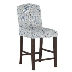 Alex Camel Back Counter Height Barstool With Botanical Print - Skyline Furniture -Chic Furniture Store GUEST a20b8867 c012 41cf b107 1dc4f9579b5b