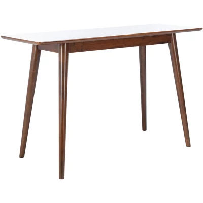 Sasharose Makeup Table - Walnut - Safavieh 4 Sasharose Makeup Table - Walnut - Safavieh - Image 4