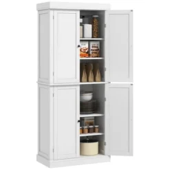 HOMCOM 72" Traditional Freestanding Kitchen Pantry Cupboard With 2 Cabinet, And Adjustable Shelves 15 HOMCOM 72" Traditional Freestanding Kitchen Pantry Cupboard With 2 Cabinet, And Adjustable Shelves -Chic Furniture Store GUEST a565d8d7 9b86 4631 86b1 6cad1bfb00d2