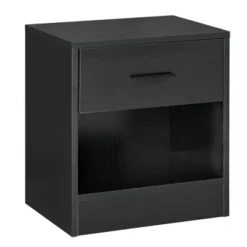 HOMCOM Modern Nightstand, Accent End Table With Drawer And Storage Shelf, Sofa Side Table For Living Room Or Bedroom -Chic Furniture Store GUEST a5882e39 898c 45ac 8963 24fa05686104
