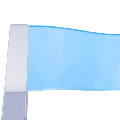 LeisureMod Menno Folding Dining Chair With Stainless Steel Frame, Compact And Durable Design For Kitchen, Balcony, Patio, Garden, Office, Or Event Use 8 LeisureMod Menno Folding Dining Chair With Stainless Steel Frame, Compact And Durable Design For Kitchen, Balcony, Patio, Garden, Office, Or Event Use - Image 8