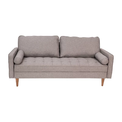 Flash Furniture Hudson Mid-Century Modern Sofa With Tufted Upholstery & Solid Wood Legs 11 Flash Furniture Hudson Mid-Century Modern Sofa With Tufted Upholstery & Solid Wood Legs - Image 11