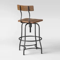 Woodsboro Adjustable Barstool Brown - Threshold™ -Chic Furniture Store GUEST abdb0bde 7acc 43ee 8f86 d27ad9675953