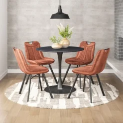 Set Of 2 Jill Dining Chairs Brown - ZM Home -Chic Furniture Store GUEST ae1b408b d096 49ea 94b8 66648c32d4fd