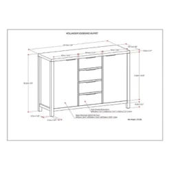 54" Fabian Sideboard Buffet - WyndenHall 20 54" Fabian Sideboard Buffet - WyndenHall -Chic Furniture Store GUEST ae7b3e2f 44e5 4327 8258 a6ec6bbc171b