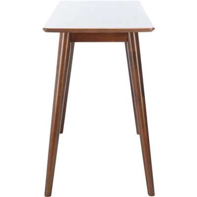 Sasharose Makeup Table - Walnut - Safavieh 3 Sasharose Makeup Table - Walnut - Safavieh - Image 3