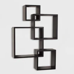 25.5" X 17.75" Intersecting Cube Wall Shelf - Danya B. -Chic Furniture Store GUEST aef06d7a 10f1 409f bffe 22b6a066b11d