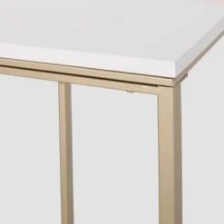 Durand Modern Glam End Table White - Christopher Knight Home -Chic Furniture Store GUEST af588f5b f319 4d01 bbc1 6b575dbb06b1