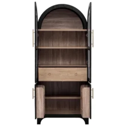 Bella Depot 71" Arched Kitchen Pantry Cabinet With Door Shelves Adjustable Shelves -Chic Furniture Store GUEST b02f65fc b5aa 4af0 bafb de2fba17d021