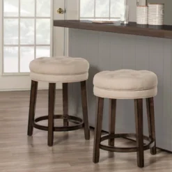 Krauss Backless Counter Height Barstool - Linen - Hillsdale Furniture -Chic Furniture Store GUEST b180a9b2 8859 42ac 84fa 8aacdae9f1f9