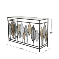 30" X 44" Contemporary Metal Console Table - Olivia & May 13 30" X 44" Contemporary Metal Console Table - Olivia & May -Chic Furniture Store GUEST b2a27701 2349 4d21 81a7 33b231689da0