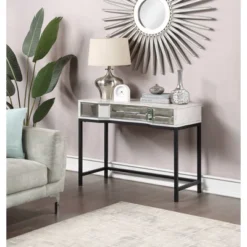 Gabby Chic 1 Drawer Console Table White - Treasure Trove Accents -Chic Furniture Store GUEST b33da65c b9a3 4db1 9e31 767abdbf199c