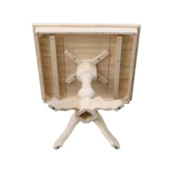 29.9" Dining Tables Sparks Square Top Pedestal Unfinished - International Concepts -Chic Furniture Store GUEST b4be9ded 197a 4d77 8028 92f75319453b