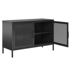 RealRooms Shadwick 2 Door Storage Cabinet-Mesh Metal Locker -Chic Furniture Store GUEST b8d6d6d0 e3cd 4a13 8cc5 6ce10239a63f