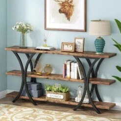Chic Furniture Store 17 Tribesigns 70.87 Inch Narrow Console Table