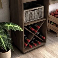 MiBasics Stormquiet Farmhouse 1 Drawer Tower Cabinet With Wine Rack And Shelves 14 MiBasics Stormquiet Farmhouse 1 Drawer Tower Cabinet With Wine Rack And Shelves -Chic Furniture Store GUEST bbab556a c97c 4bc4 a0c7 e7fa0a6c01df