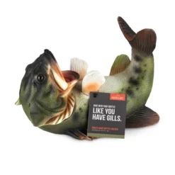 True Boozy Bass Polyresin Wine Bottle Holder Set Of 1, Green, Holds 1 Standard Wine Bottle -Chic Furniture Store GUEST bbf868d0 0227 43f6 9cd4 f8fa35bb1726