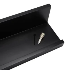 Set Of 2 (24") Modern Picture Ledge Wall Shelf Black - Inplace -Chic Furniture Store GUEST bbfeca8f 91dc 4958 a4d6 3c2e282145cc