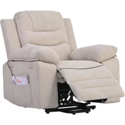 Electric Lift Recliner With Adjustable Massage, Heating Function, Infinity Positions And Side Pockets - ModernLuxe -Chic Furniture Store GUEST bc65eb08 6ed0 4b42 8931 ee986a47e309