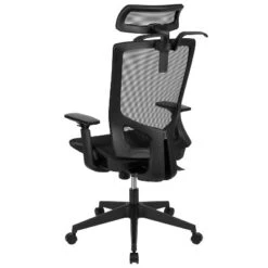 Emma And Oliver Ergonomic Mesh Office Chair-Synchro-Tilt, Pivot Headrest, Adjustable Arms -Chic Furniture Store GUEST bc71c22f 5bc2 440e a5a2 eb0aabc244ce
