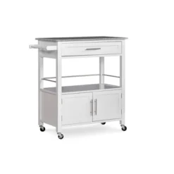 Cameron Kitchen Cart With Granite Top - Linon -Chic Furniture Store GUEST bc7d8cb1 eec8 4743 87cb 4e43277fc817