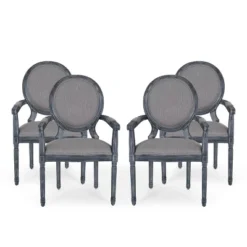 Set Of 4 Judith French Country Wood Upholstered Dining Chairs - Christopher Knight Home -Chic Furniture Store GUEST be6087e5 abe1 4f1d 8eba 9d289ae30dfe