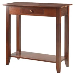 American Heritage Hall Table With Drawer Shelf - Breighton Home -Chic Furniture Store GUEST bf21e01a 7e42 448b bed2 11f5ac109fba