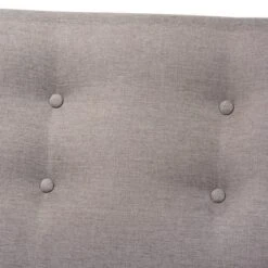 Perris Upholstered Wood Sofa Light Gray/Walnut - Baxton Studio 11 Perris Upholstered Wood Sofa Light Gray/Walnut - Baxton Studio -Chic Furniture Store GUEST bf66c5a0 c364 4108 bf6c 161489a67843