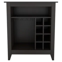 Gulches Black Bar Cabinet: Elegant Storage & Wine Organization -Chic Furniture Store GUEST bf931223 fa34 43e9 b238 c9aa48f2a2ac