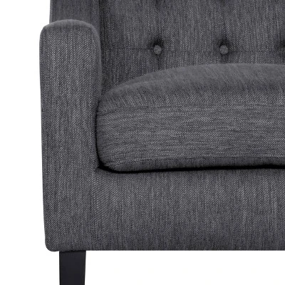 Deanna Contemporary Fabric Tufted Accent Chair - Christopher Knight Home 7 Deanna Contemporary Fabric Tufted Accent Chair - Christopher Knight Home - Image 7