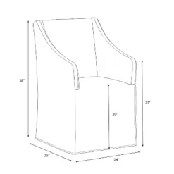 Sloped Arm Slipcovered Dining Chair - Threshold™ -Chic Furniture Store GUEST c2814732 2b45 4712 b238 4f6947a98220