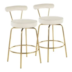 Set Of 2 Rhonda Glam Counter Height Barstools - LumiSource -Chic Furniture Store GUEST c3b7dc6e 872b 4a7d 97c0 4ea6d6055ea6