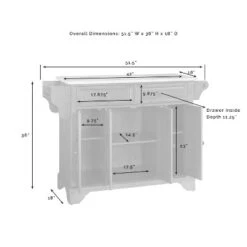 Lafayette Wood Top Full Size Kitchen Island/Cart Mahogany - Crosley -Chic Furniture Store GUEST c3c56b87 b7ce 4a52 8d63 7039e5a81b61