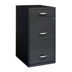 Space Solutions 18" Deep 3 Drawer Metal Organizer File Cabinet With Pencil Drawer -Chic Furniture Store GUEST c54338d4 53e7 4b18 8ed3 248b69d15a32
