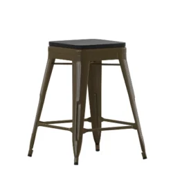 Flash Furniture Cierra Set Of 4 Commercial Grade 24" High Backless Metal Indoor Counter Height Stools With All-Weather Poly Resin Seats 28 Flash Furniture Cierra Set Of 4 Commercial Grade 24" High Backless Metal Indoor Counter Height Stools With All-Weather Poly Resin Seats -Chic Furniture Store GUEST c5617cd2 c3d0 49b6 8261 1cf6487a4b99