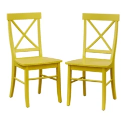 Set Of 2 Albury Cross Back Dining Chairs - Buylateral -Chic Furniture Store GUEST c60e36f3 a3e3 4b47 a6fd 2c128befecc9
