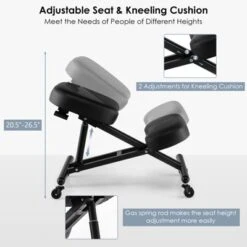 Costway Ergonomic Kneeling Chair Adjustable Stool Memory Foam Angled Seat 17 Costway Ergonomic Kneeling Chair Adjustable Stool Memory Foam Angled Seat -Chic Furniture Store GUEST c6e9372a 18fa 4bf3 b1c5 7cfbec7f1be6