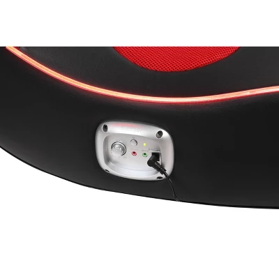 Flash Neo Fiber LED Wired Audio Floor Rocker Gaming Chair Red/Black - X Rocker 5 Flash Neo Fiber LED Wired Audio Floor Rocker Gaming Chair Red/Black - X Rocker - Image 5