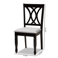 2pc Reneau Upholstered Wood Dining Chair Set - Baxton Studio 15 2pc Reneau Upholstered Wood Dining Chair Set - Baxton Studio -Chic Furniture Store GUEST c8d73df9 69d9 476d 9475 5c06c9acbf58
