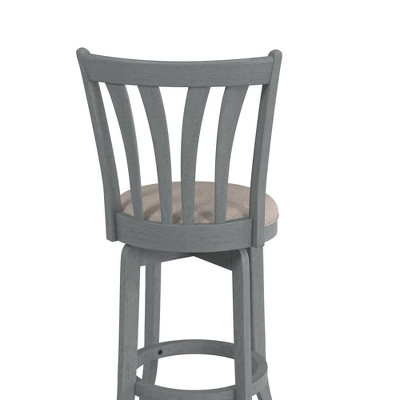 25.75" Savana Swivel Counter Height Barstool Blue (Wirebrush)/Cream - Hillsdale Furniture 9 25.75" Savana Swivel Counter Height Barstool Blue (Wirebrush)/Cream - Hillsdale Furniture - Image 9