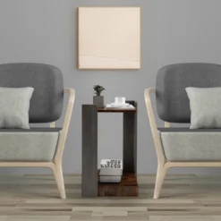 Costway 2PCS 2 Tier Sofa Side End Table Storage Shelf Small Spaces Living Room Bedroom -Chic Furniture Store GUEST cc0b0c0e 0a8c 4f7c b2b5 3b9bd035d65f