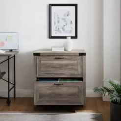 Rustic Farmhouse 2 Drawer File Cabinet - Saracina Home -Chic Furniture Store GUEST cd09ecfd 2800 45ff b975 ac1de6453ea1