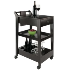 Jeston Entertainment Cart Espresso - Winsome -Chic Furniture Store GUEST ce82369e 4c0e 43be bc81 7456029075ba