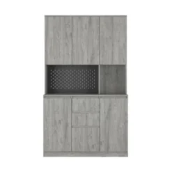 Chery Life 74" Black Kitchen Pantry Cabinet Cupboard With 6 Doors,3 Shelves And 2 Drawer,Versatile Cabinet, Storage Cabinet For Kitchen -Chic Furniture Store GUEST ceb3b89a b50e 4871 a449 da61c18ebc76