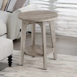 LEDREM Round End Table Farmhouse Small Side Table Living Room Corner Table Drink Table 16 LEDREM Round End Table Farmhouse Small Side Table Living Room Corner Table Drink Table -Chic Furniture Store GUEST d1d6dffd 9bc2 4be8 9755 93ce4598ef3a