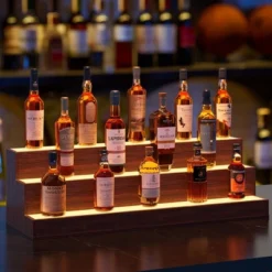 LED Lighted Liquor Bottle Display Shelf, DIY Illuminated Bottle Shelf With App & Remote Control -Chic Furniture Store GUEST d21f71d9 a326 45b2 b756 2e5bb0ff5a6c